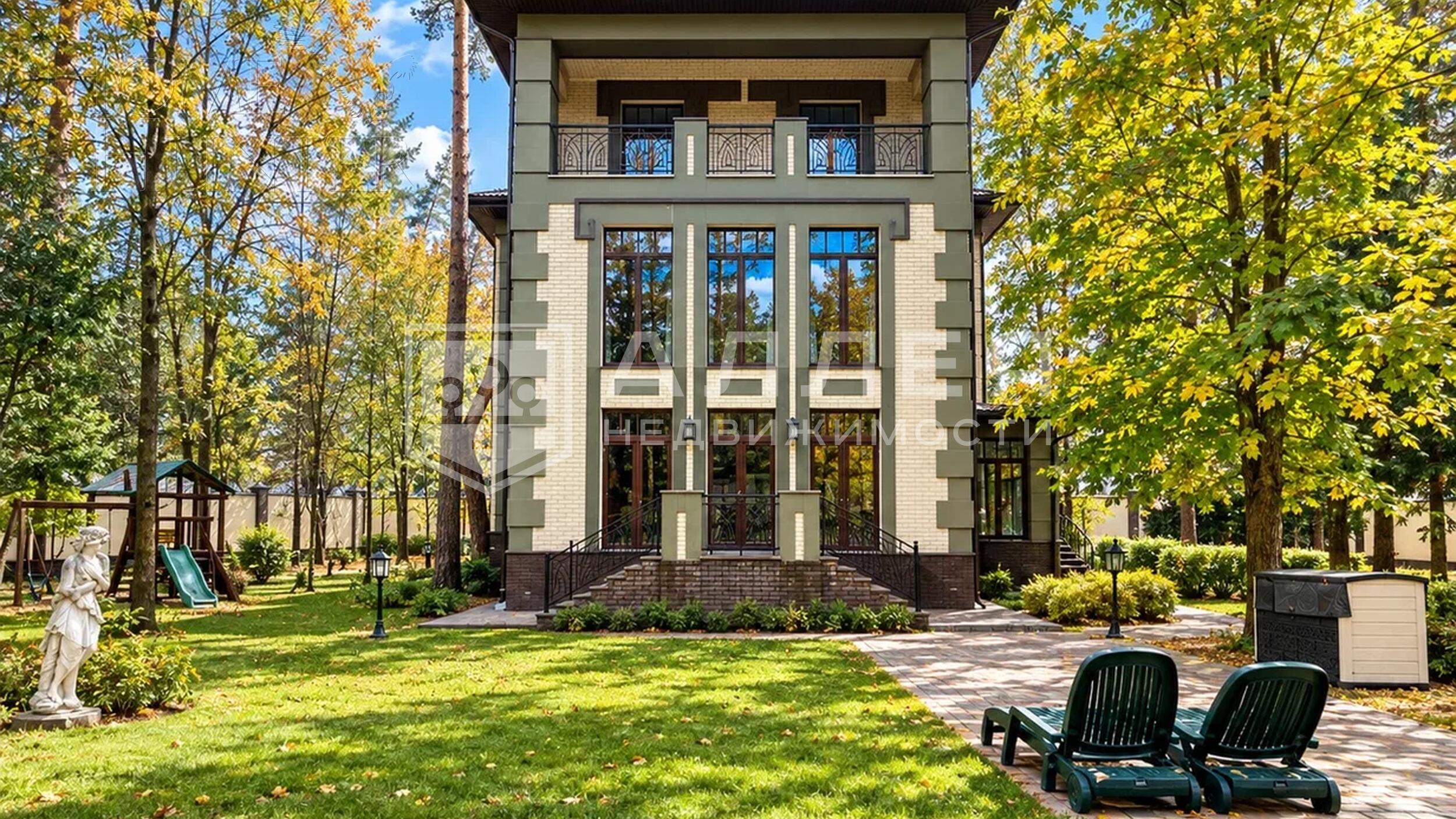 3-этажный коттедж 1 450 м² с отделкой