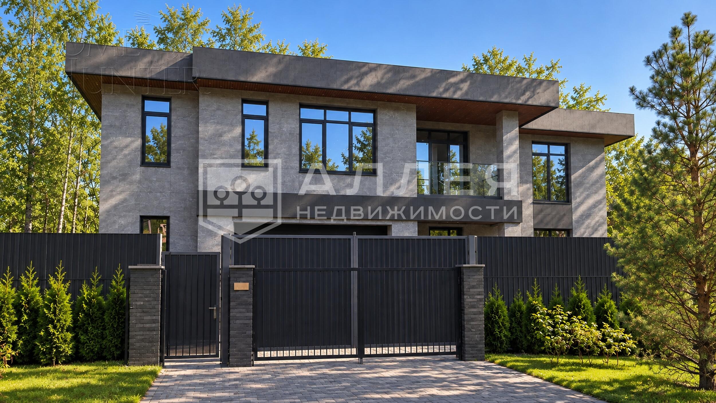 2-этажный коттедж 490 м² без отделки