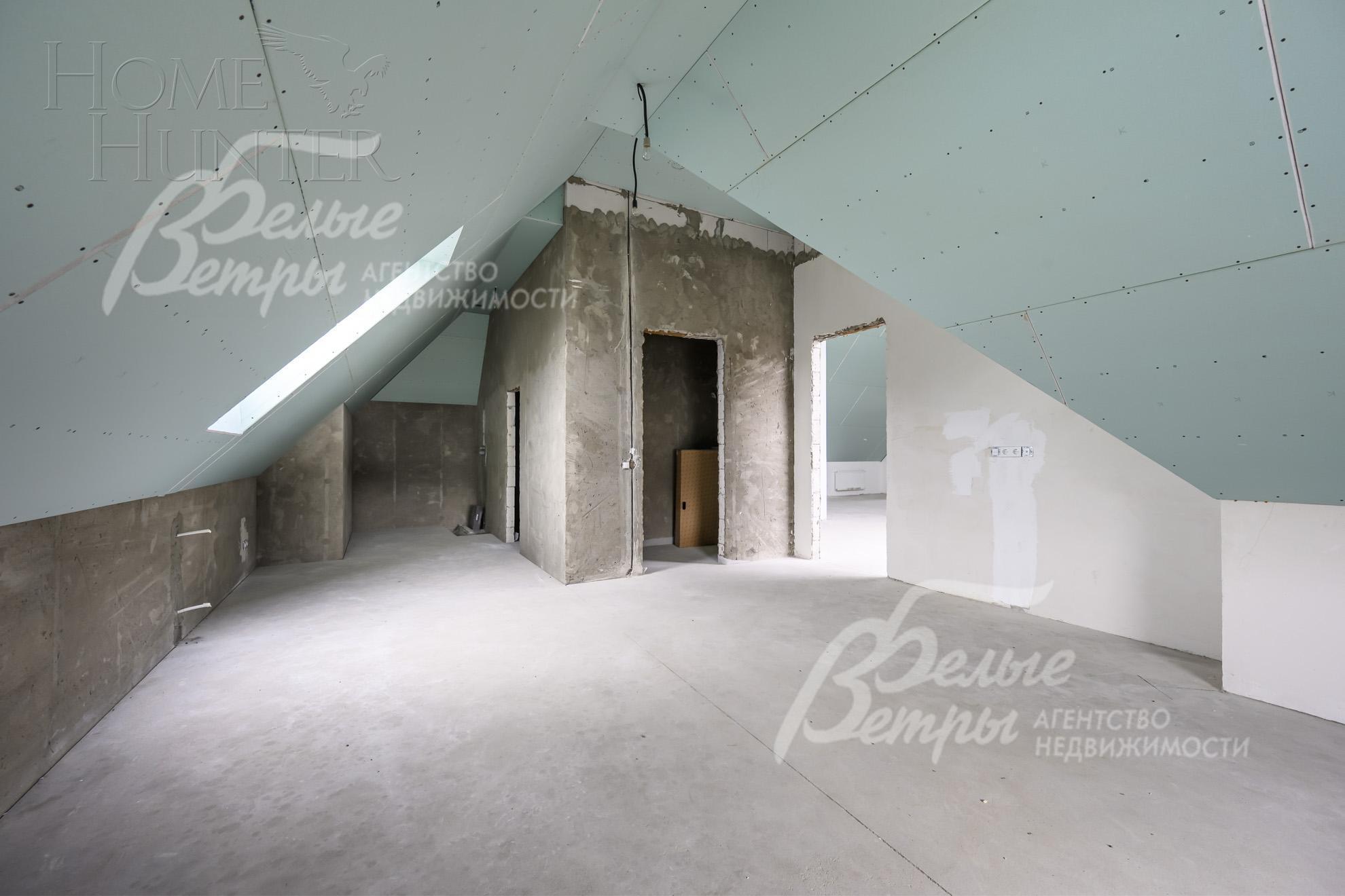 3-этажный коттедж 490 м² без отделки
