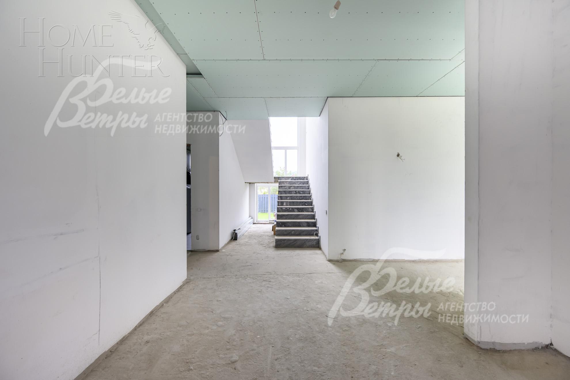 3-этажный коттедж 490 м² без отделки
