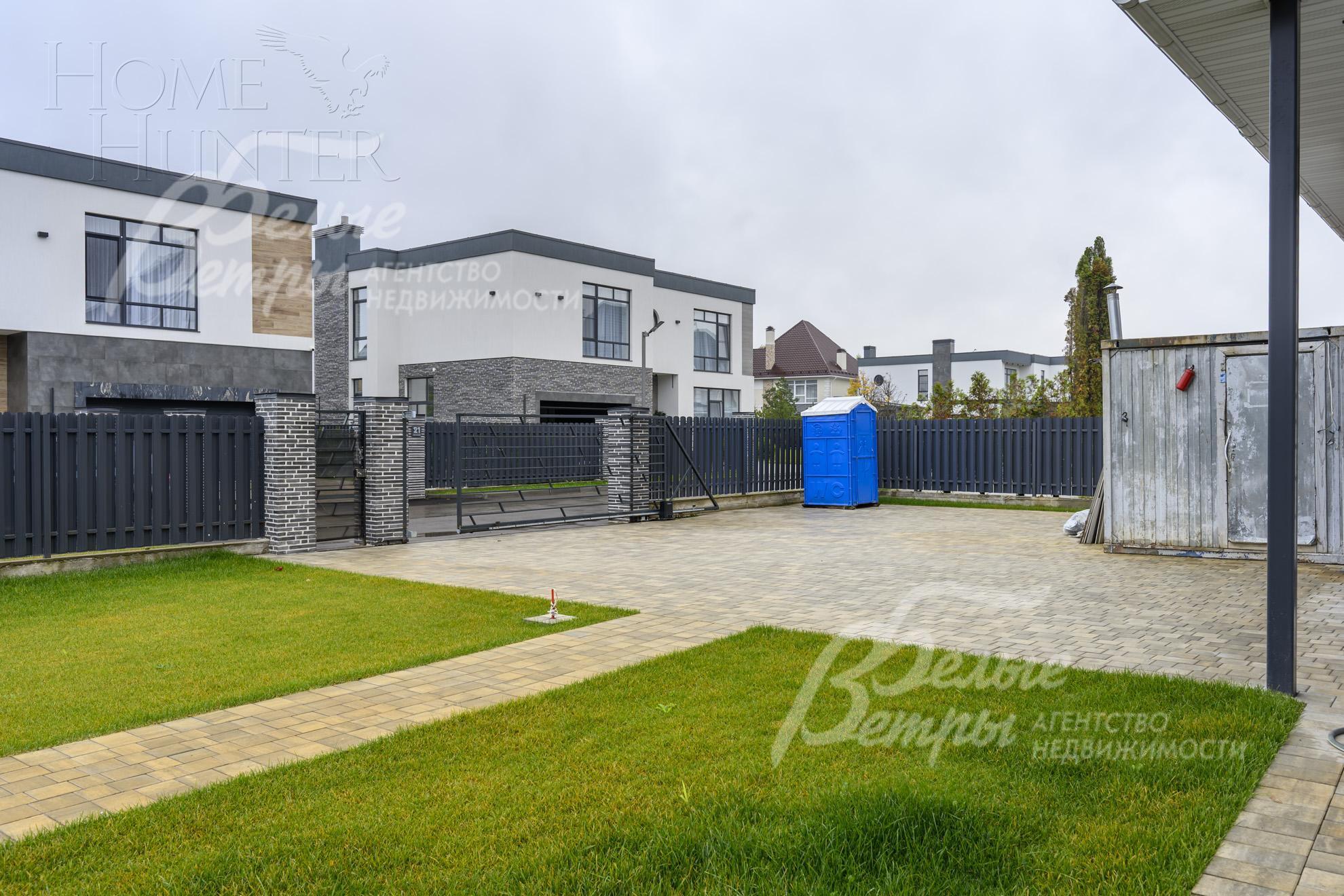 3-этажный коттедж 490 м² без отделки