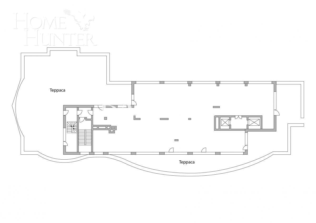 7-КОМН. АПАРТАМЕНТЫ БЕЗ ОТДЕЛКИ 392.1 М² НА 5 ЭТАЖЕ