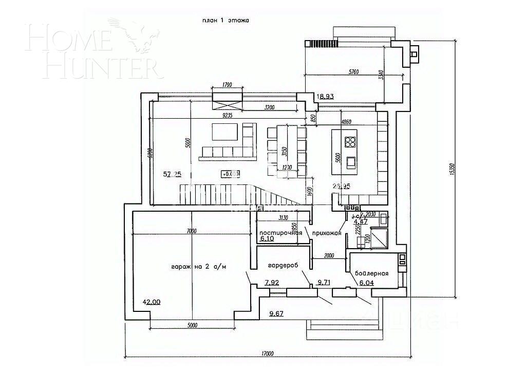 2-этажный коттедж 570 м² с отделкой