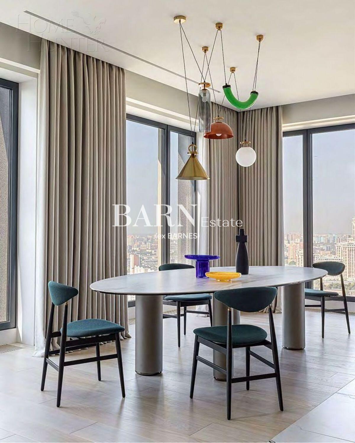 5-КОМН. КВАРТИРА С ОТДЕЛКОЙ 296 М² НА 35 ЭТАЖЕ