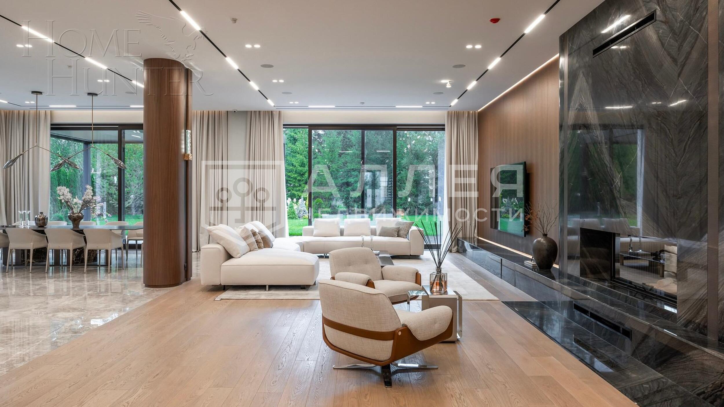 2-этажный коттедж 1 200 м² с отделкой