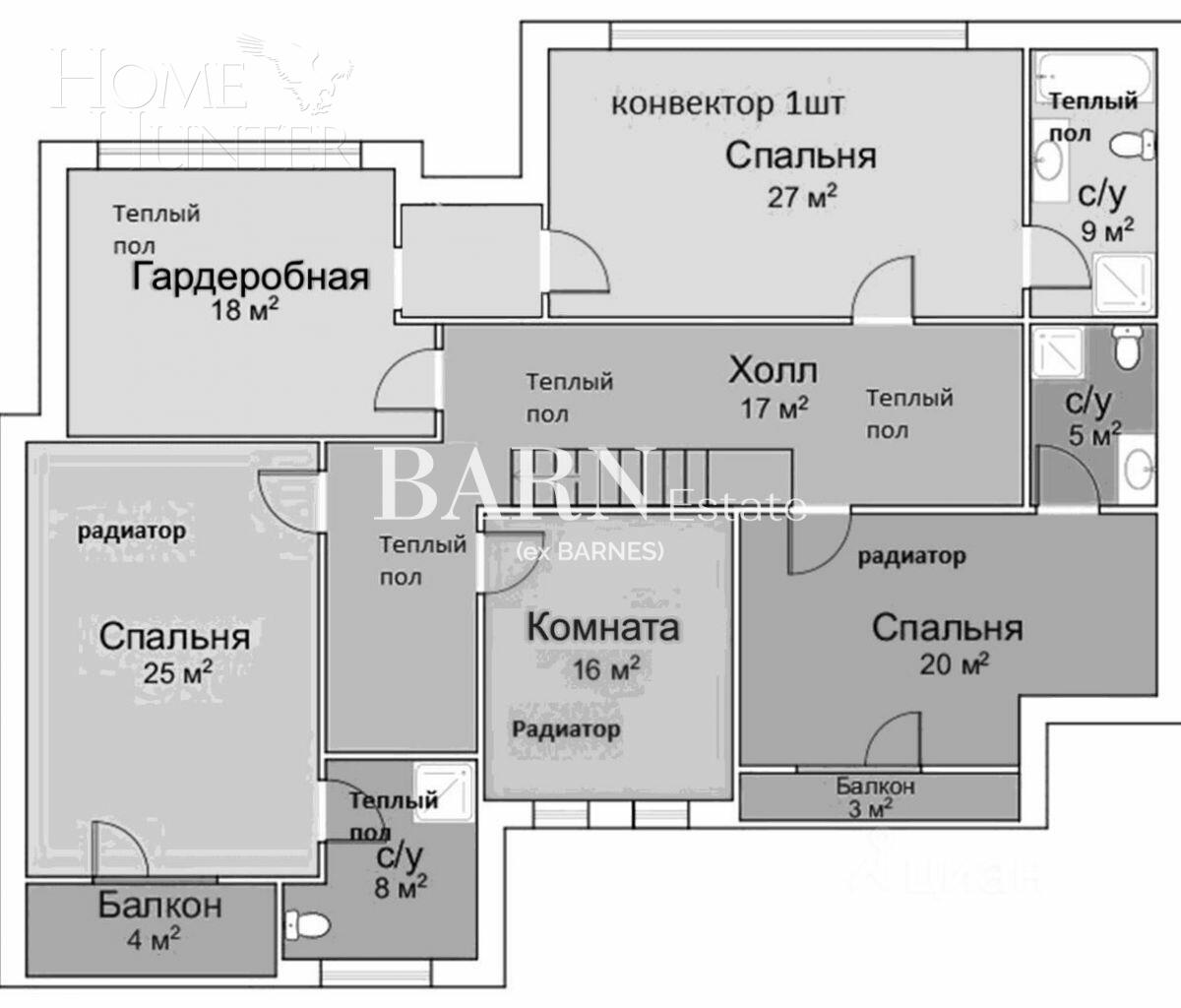 2-этажный коттедж 407 м² с отделкой