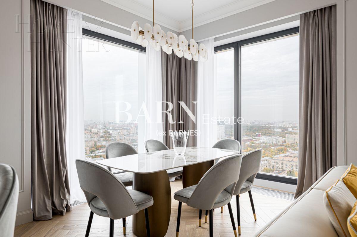 4-КОМН. КВАРТИРА С ОТДЕЛКОЙ 135 М² НА 35 ЭТАЖЕ