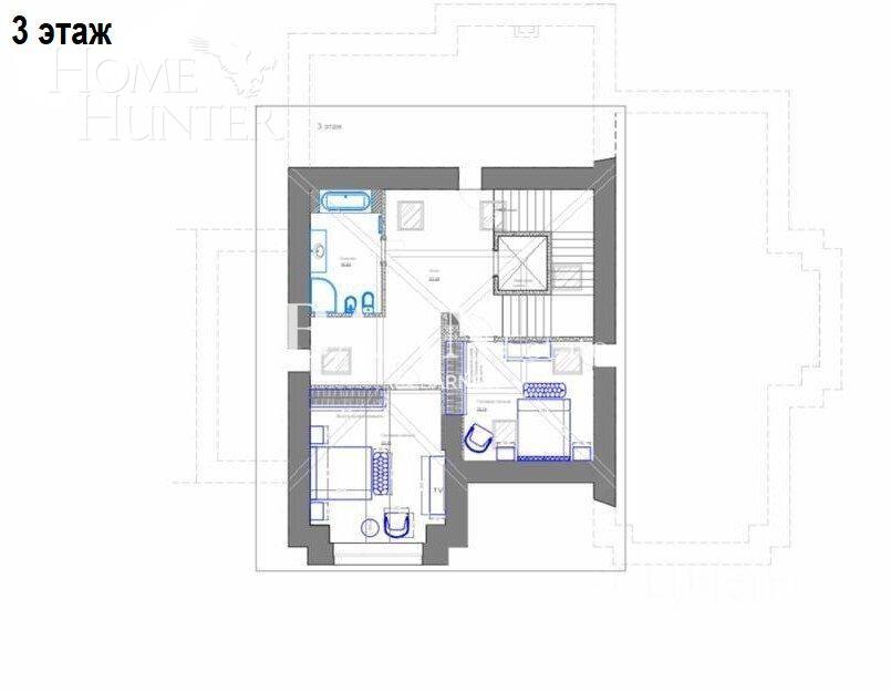 2-этажный коттедж 900 м² с отделкой
