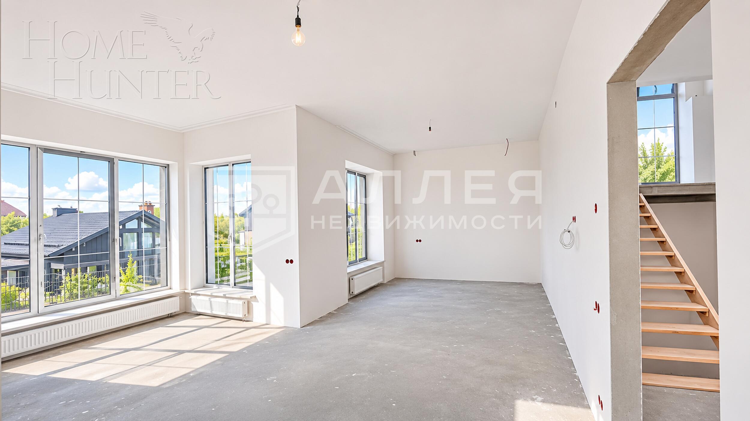 2-этажный коттедж 450 м² без отделки