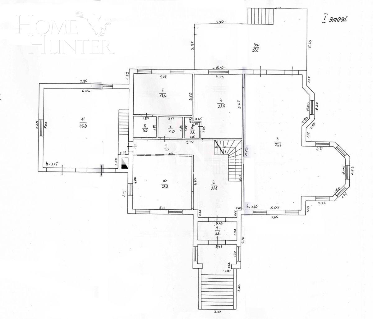 2-этажный коттедж 822 м² с отделкой