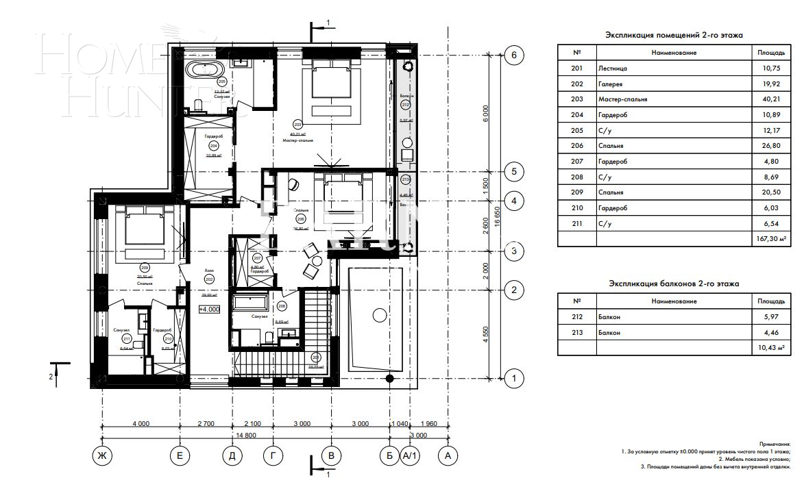 2-этажный коттедж 650 м² с отделкой