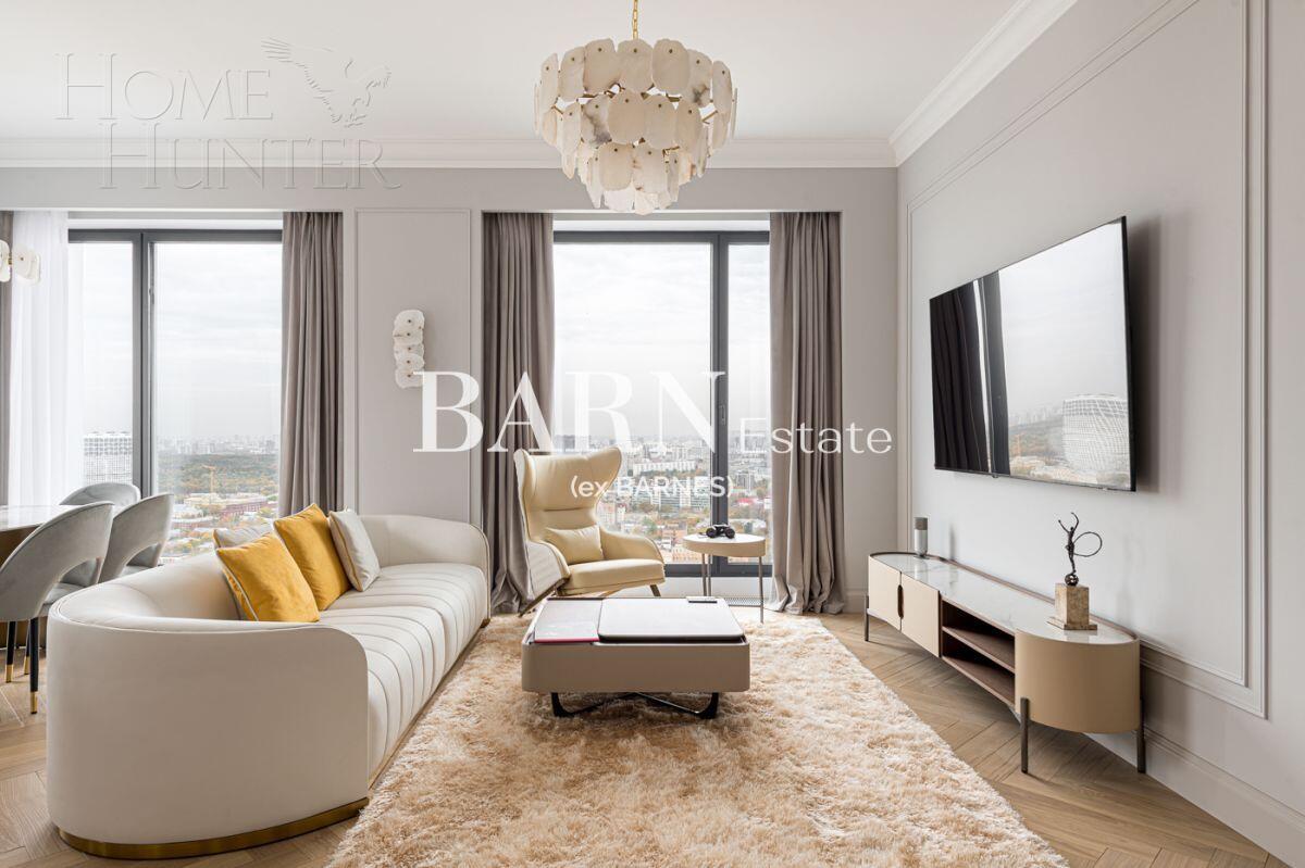 4-КОМН. КВАРТИРА С ОТДЕЛКОЙ 135 М² НА 35 ЭТАЖЕ
