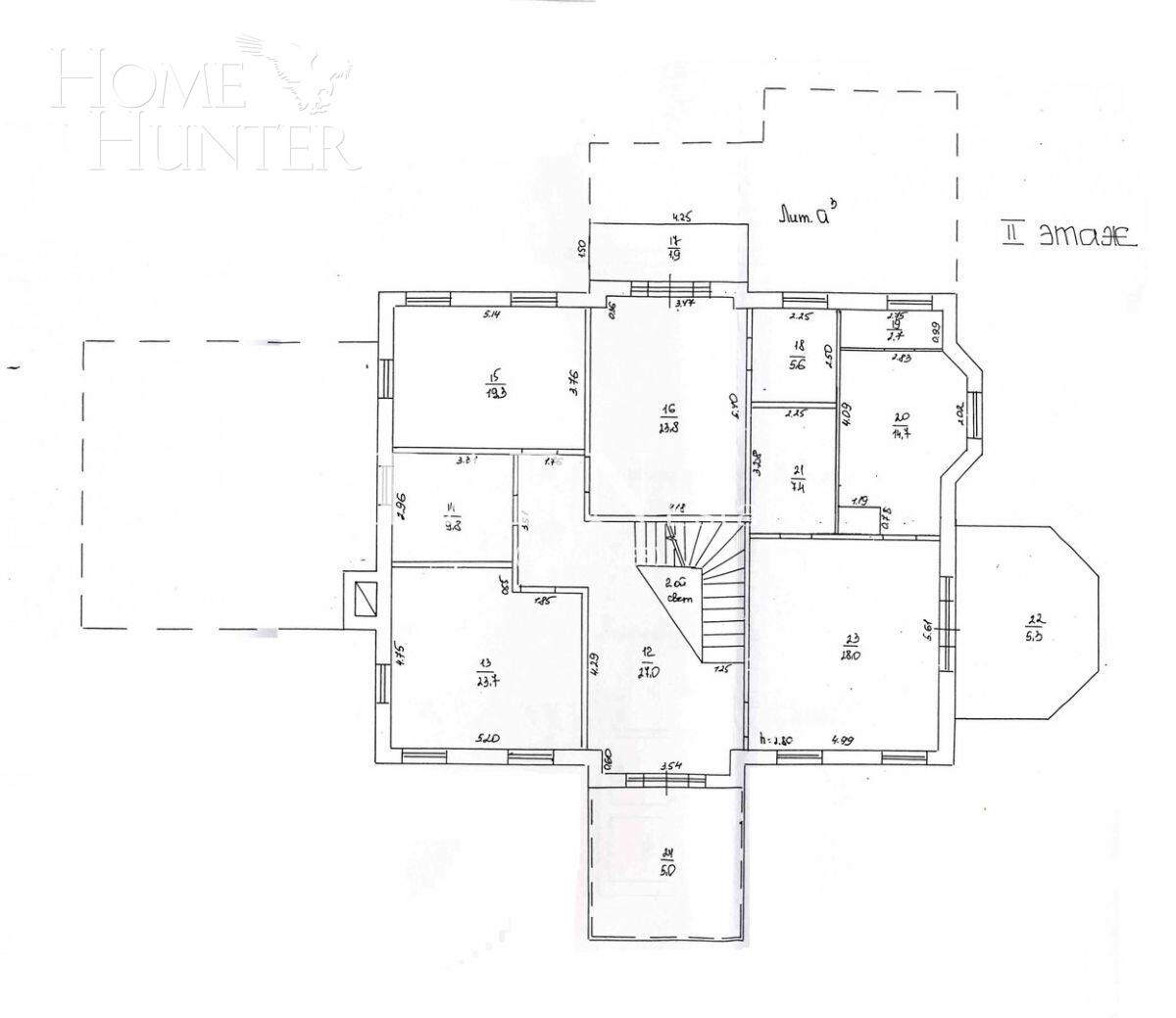 2-этажный коттедж 822 м² с отделкой
