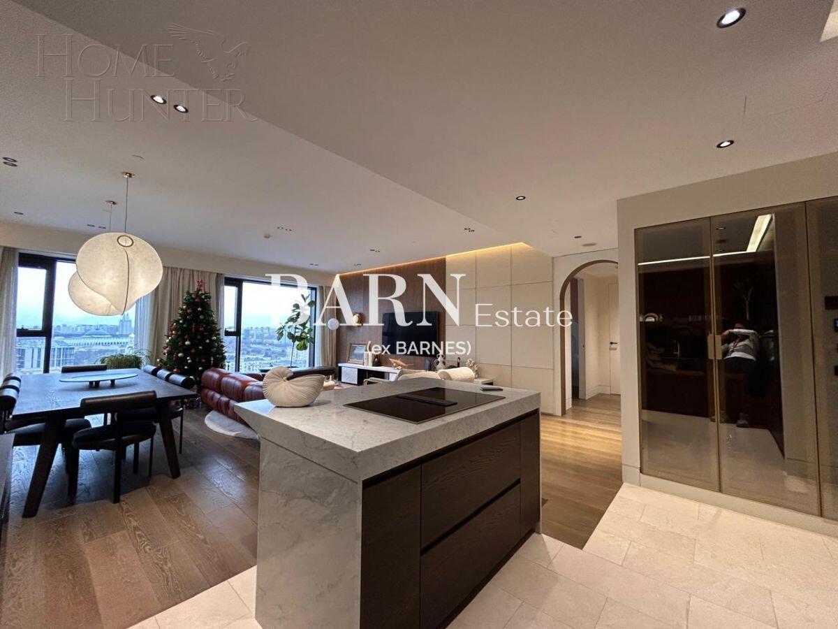 3-КОМН. АПАРТАМЕНТЫ С ОТДЕЛКОЙ 128.2 М² НА 18 ЭТАЖЕ