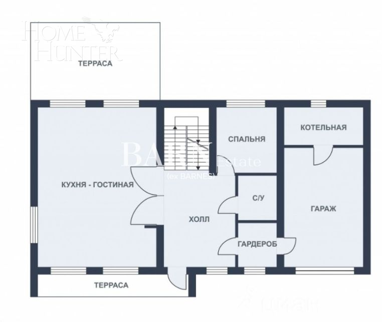 2-этажный коттедж 260 м² с отделкой