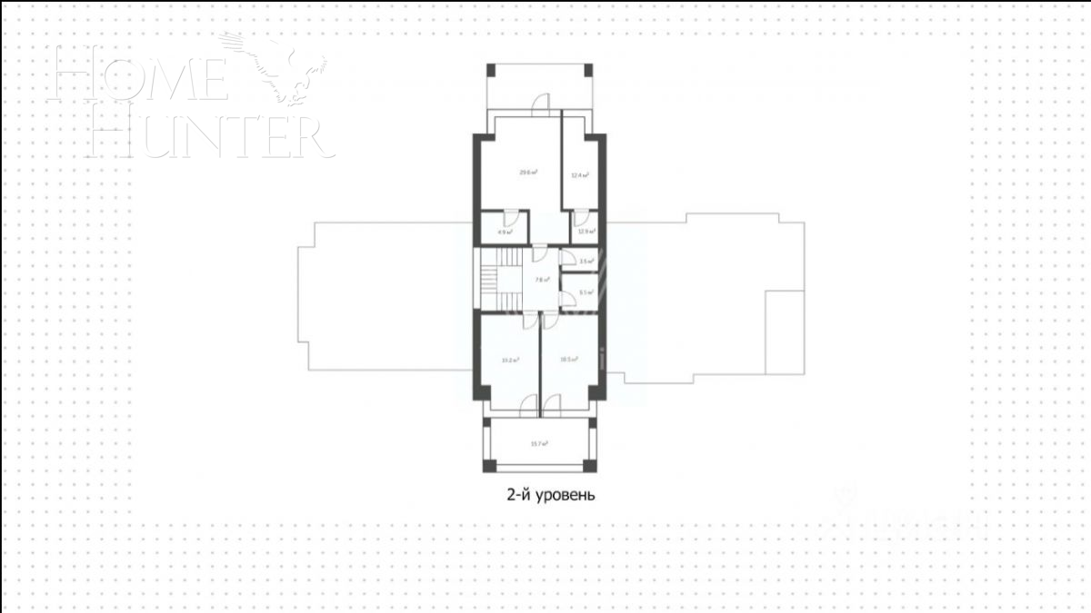 2-этажный коттедж 450 м² с отделкой