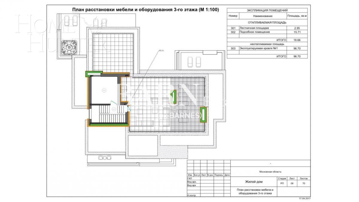 3-этажный коттедж 550 м² с отделкой