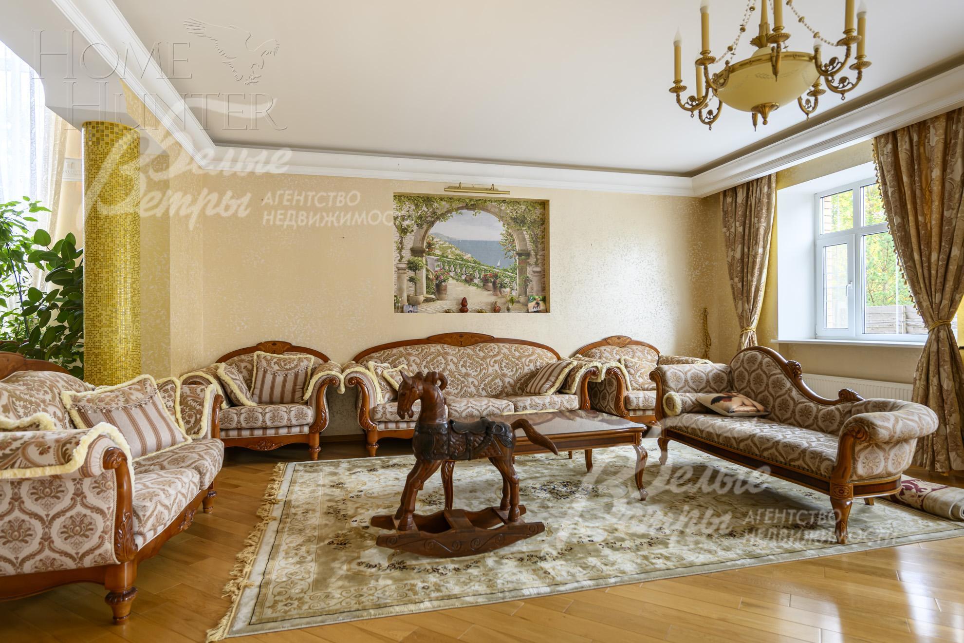 3-этажный коттедж 750 м² с отделкой