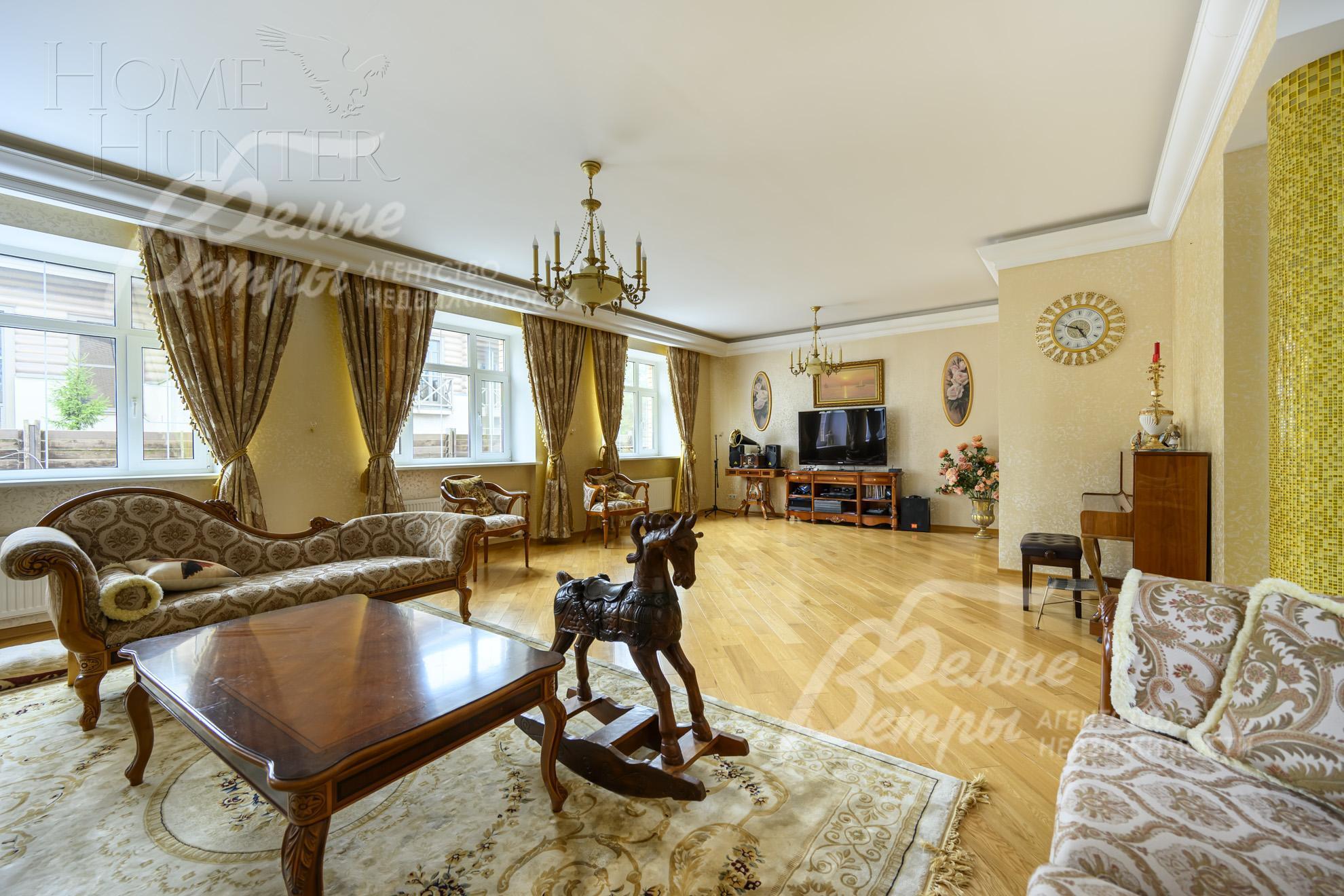 3-этажный коттедж 750 м² с отделкой