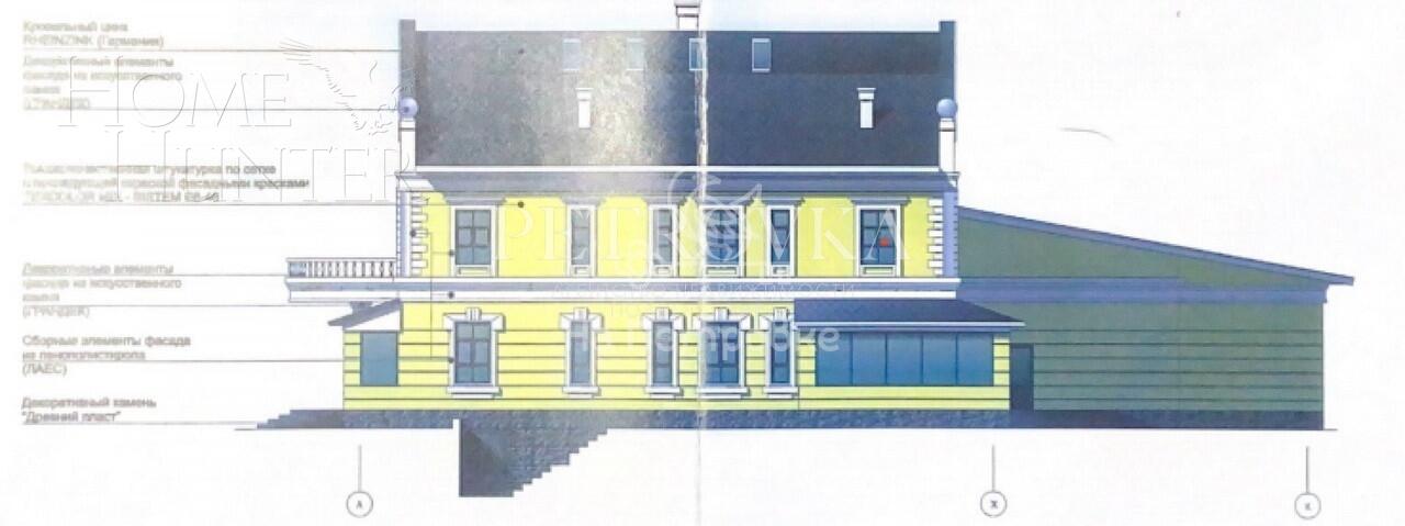 1-этажный коттедж 1 500 м² без отделки