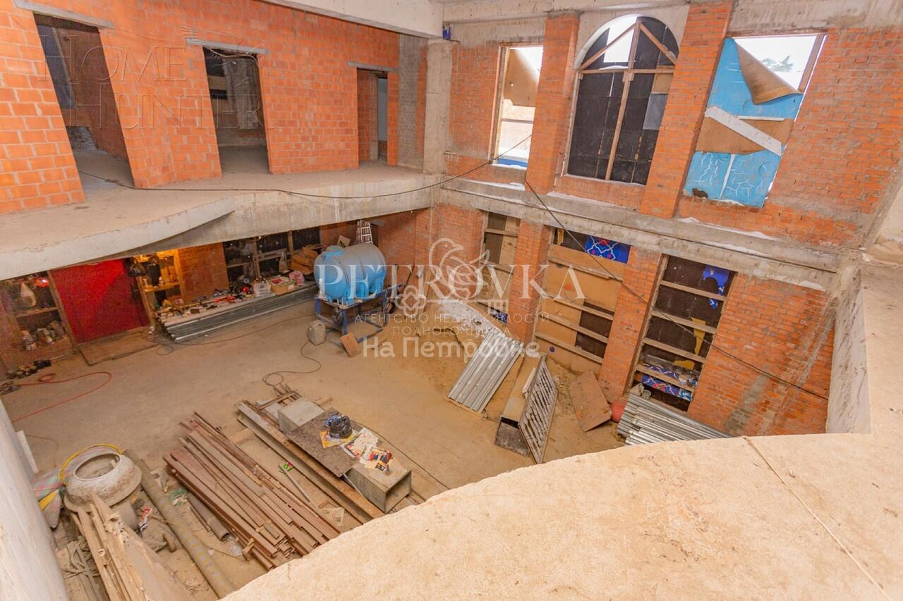 1-этажный коттедж 1 500 м² без отделки
