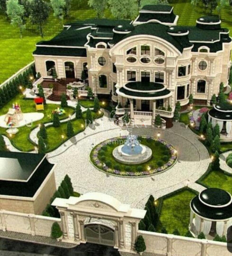 1-этажный коттедж 1 500 м² без отделки