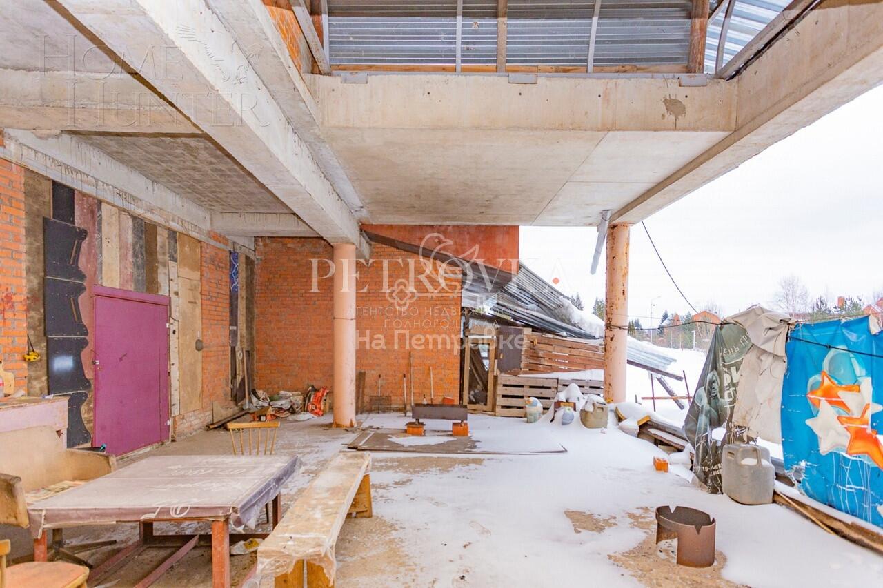 1-этажный коттедж 1 500 м² без отделки