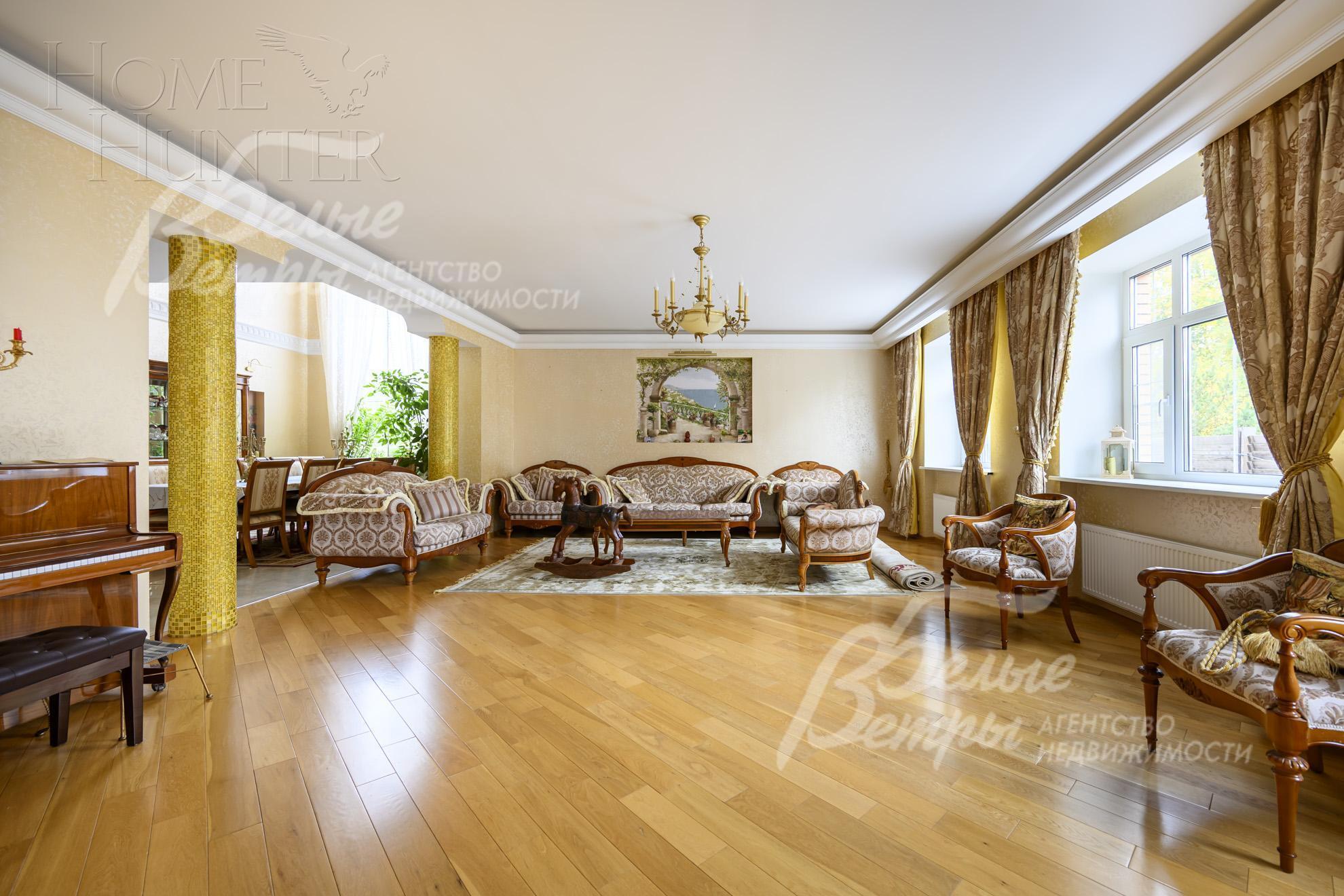 3-этажный коттедж 750 м² с отделкой