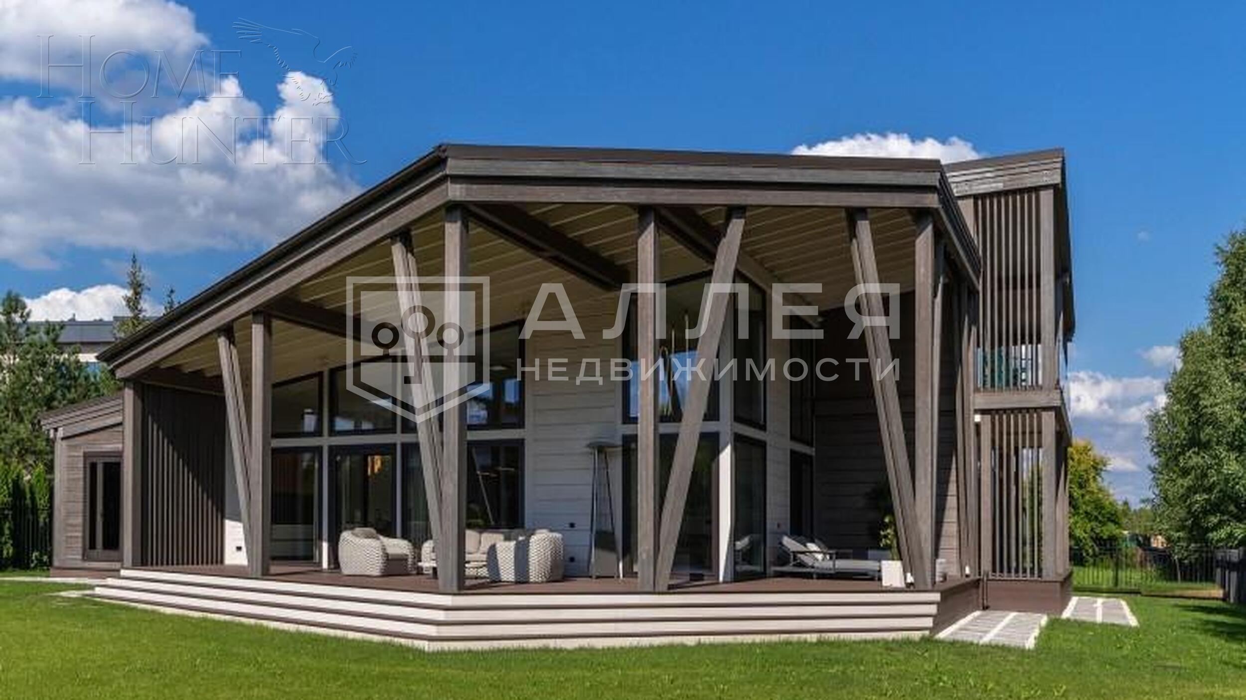 2-этажный коттедж 500 м² с отделкой