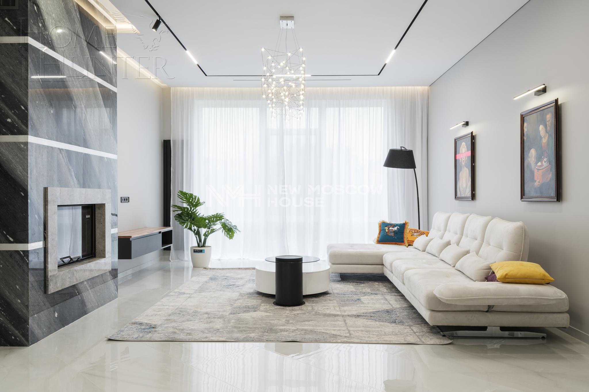 2-этажный коттедж 500 м² с отделкой