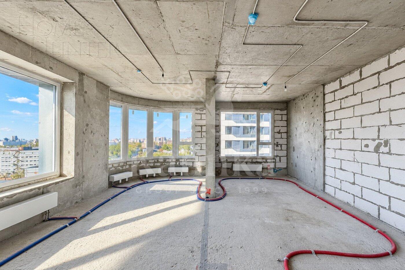 4-КОМН. КВАРТИРА БЕЗ ОТДЕЛКИ 109 М² НА 12 ЭТАЖЕ