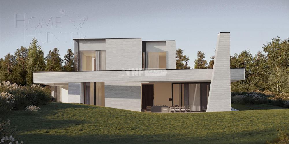 2-этажный коттедж 420.8 м² без отделки