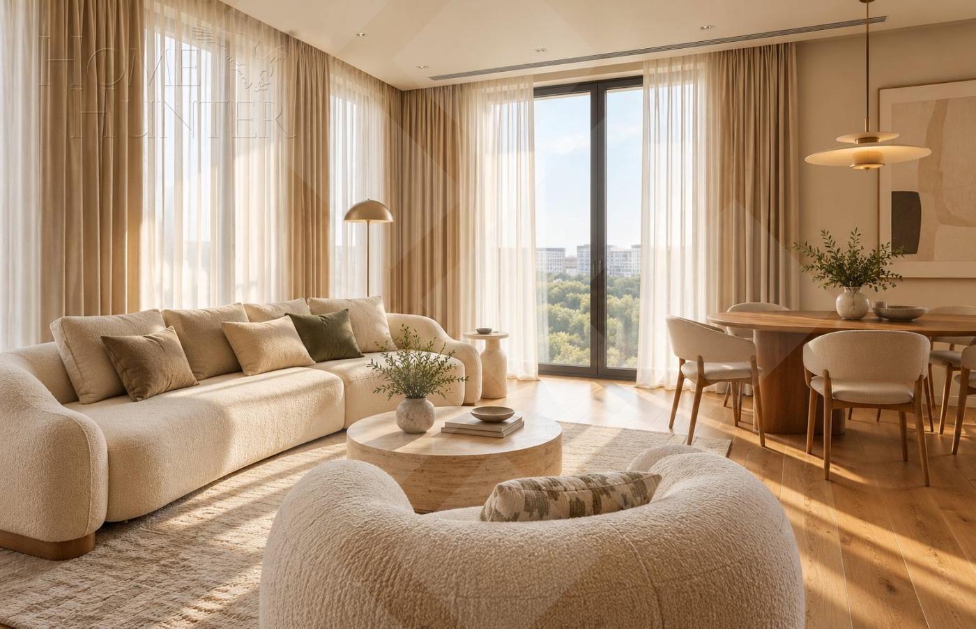 4-КОМН. КВАРТИРА С ОТДЕЛКОЙ 152.4 М² НА 9 ЭТАЖЕ