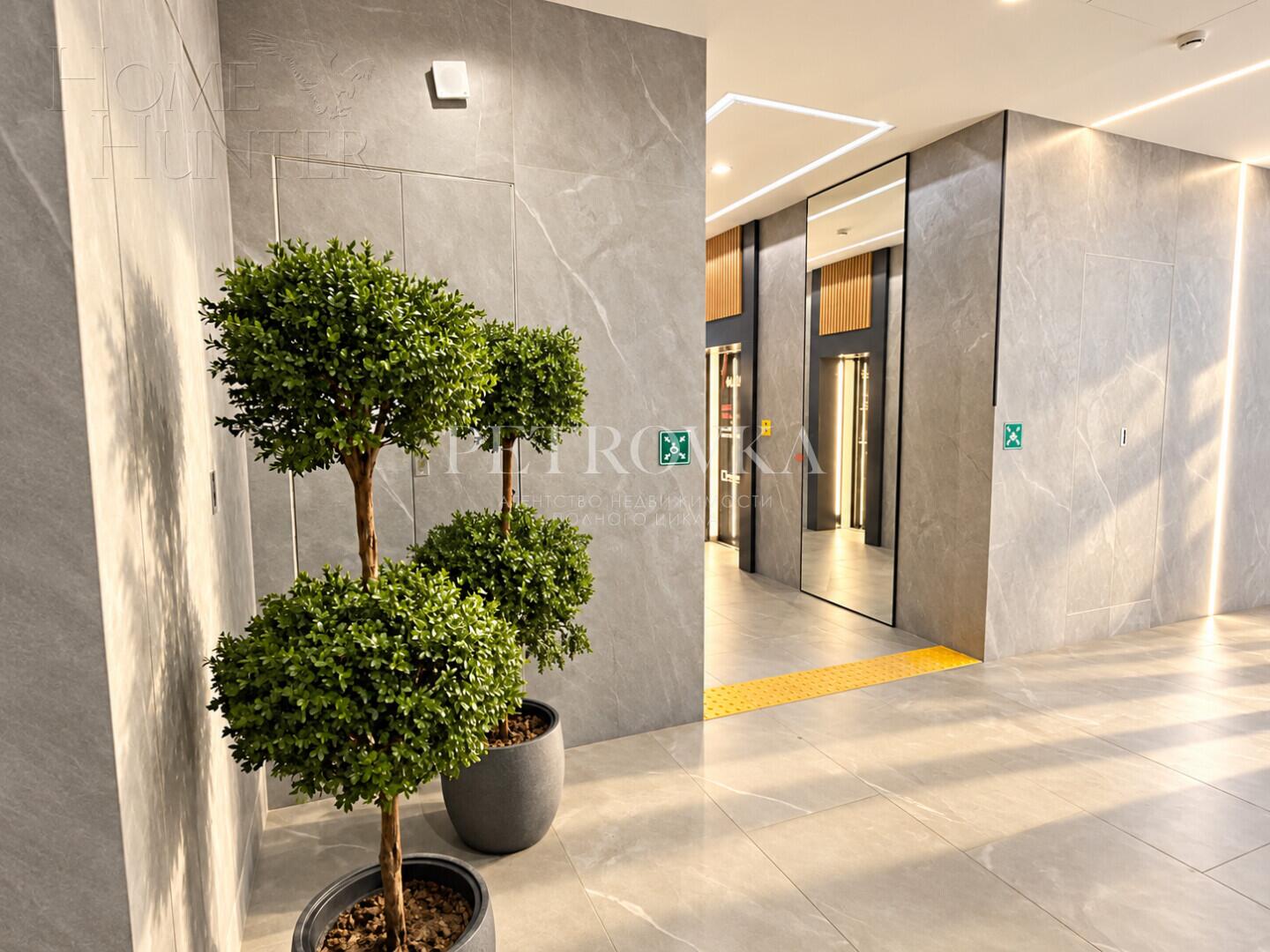 2-КОМН. АПАРТАМЕНТЫ БЕЗ ОТДЕЛКИ 61.6 М² НА 14 ЭТАЖЕ