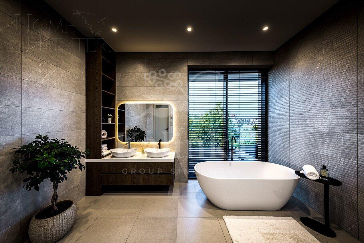 2-этажный коттедж 320 м² с отделкой