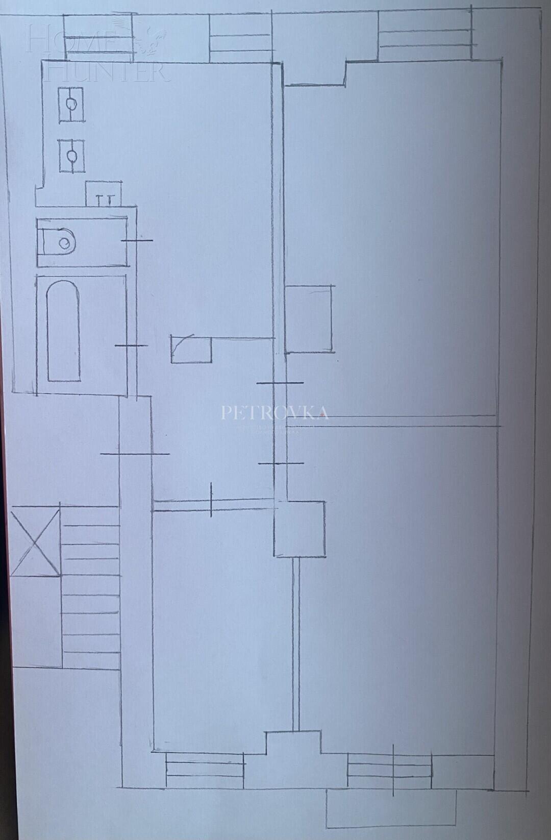 4-КОМН. КВАРТИРА БЕЗ ОТДЕЛКИ 75 М² НА 5 ЭТАЖЕ