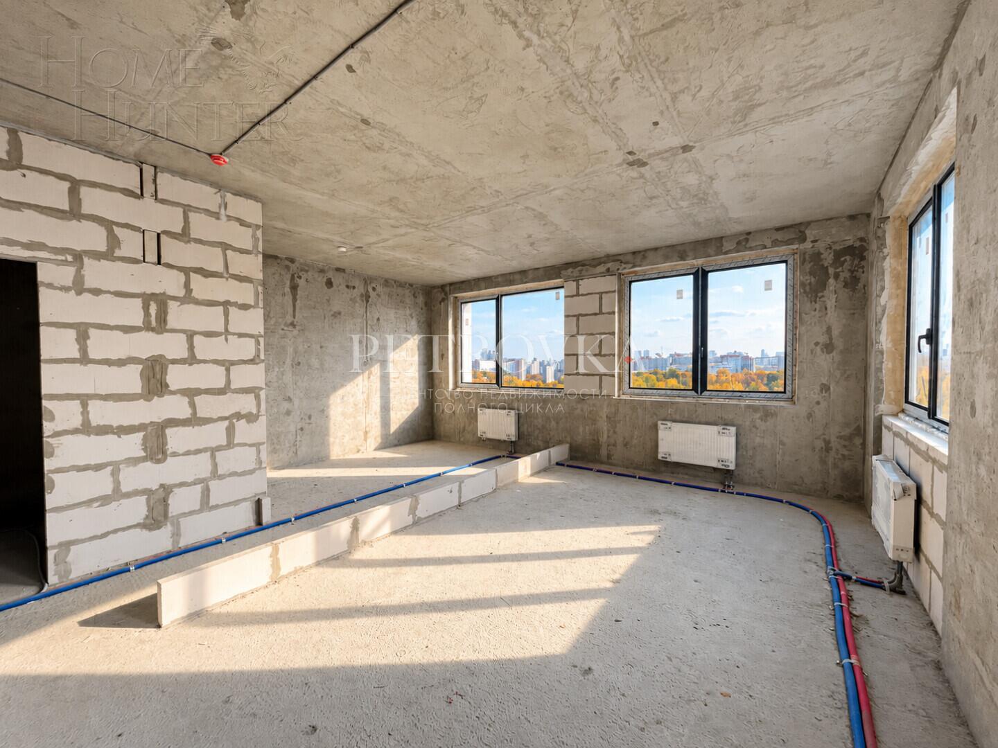 2-КОМН. АПАРТАМЕНТЫ БЕЗ ОТДЕЛКИ 61.6 М² НА 14 ЭТАЖЕ