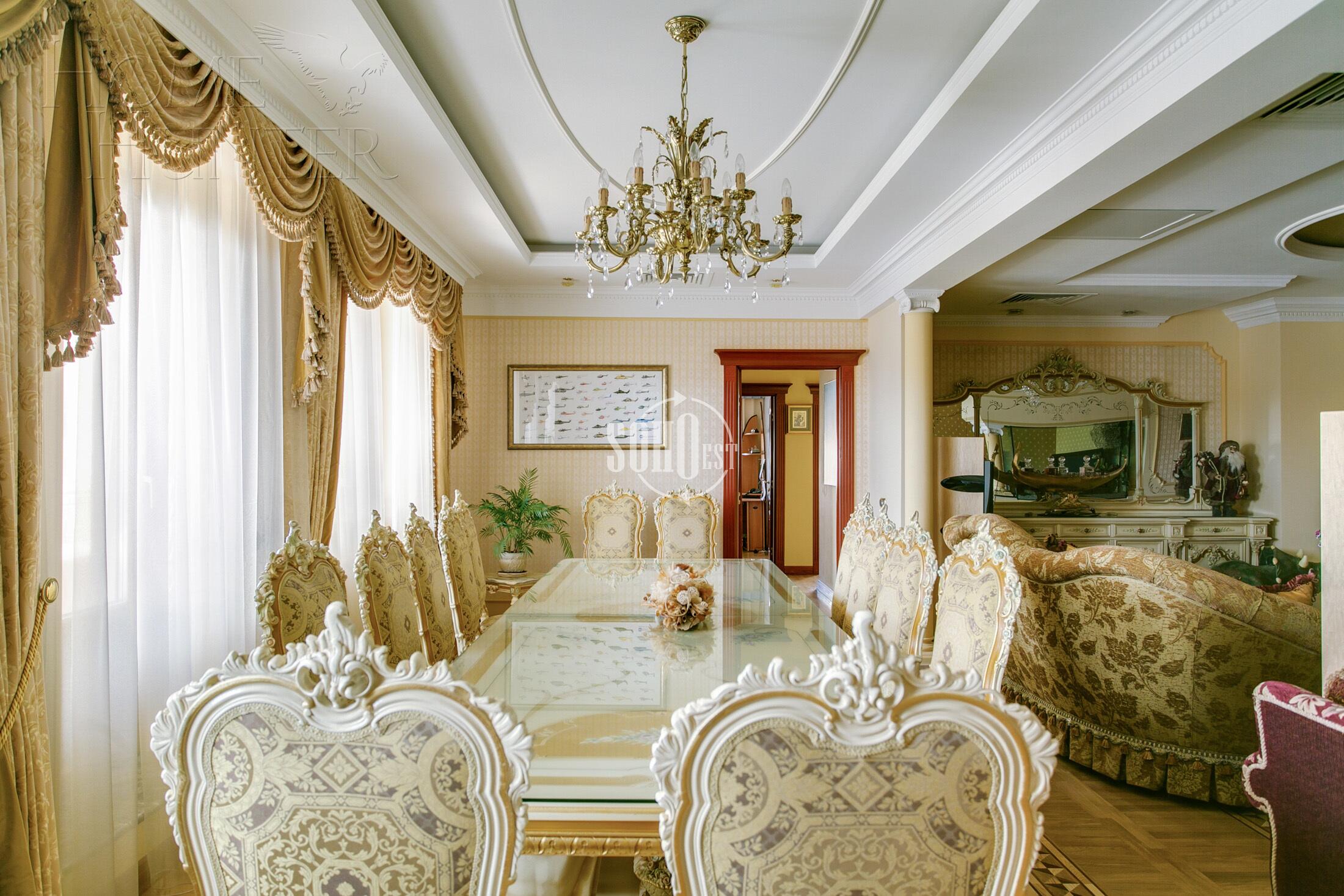 7-КОМН. КВАРТИРА С ОТДЕЛКОЙ 415 М² НА 5 ЭТАЖЕ