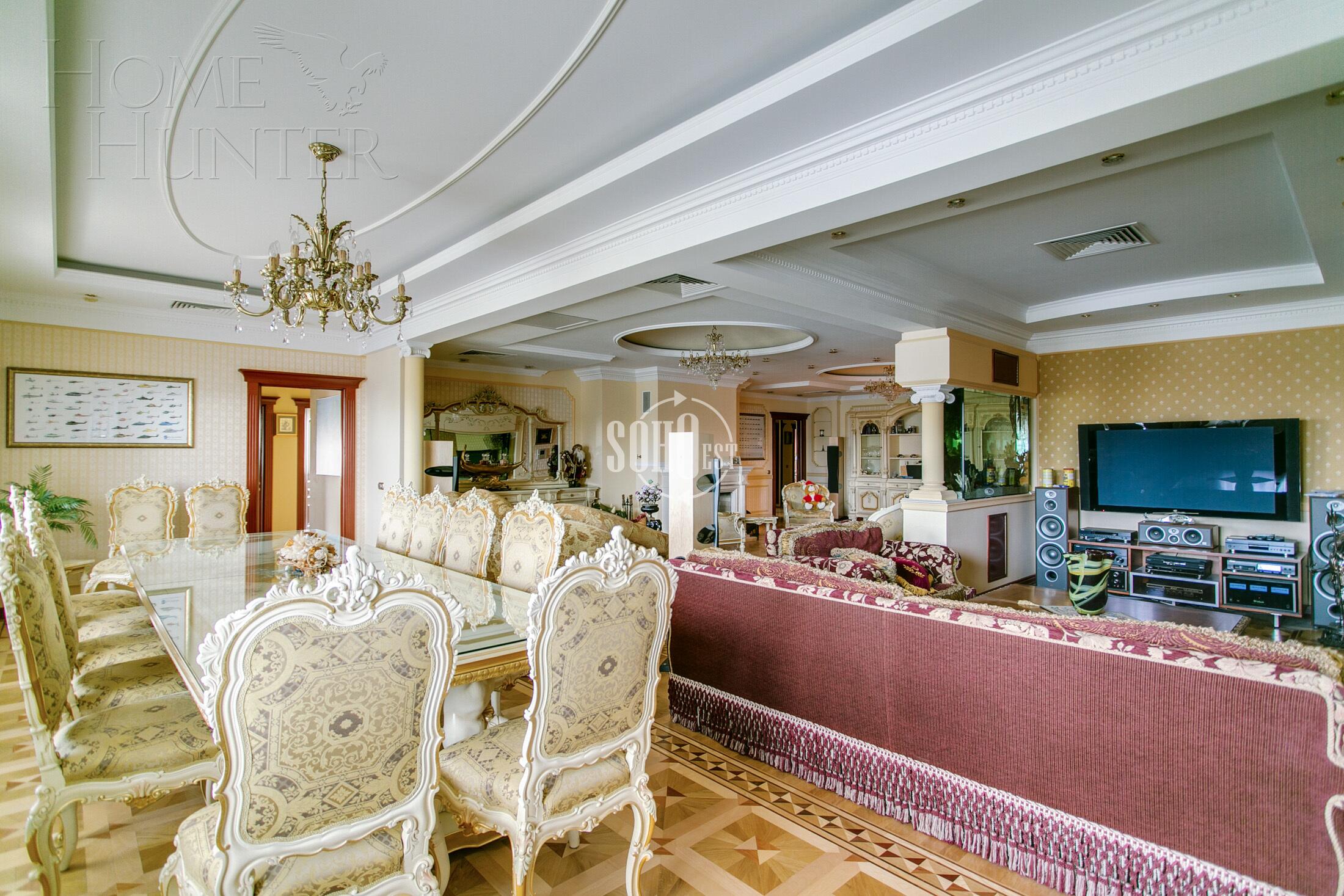 7-КОМН. КВАРТИРА С ОТДЕЛКОЙ 415 М² НА 5 ЭТАЖЕ