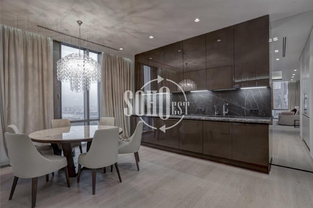 3-КОМН. КВАРТИРА С ОТДЕЛКОЙ 149 М² НА 21 ЭТАЖЕ