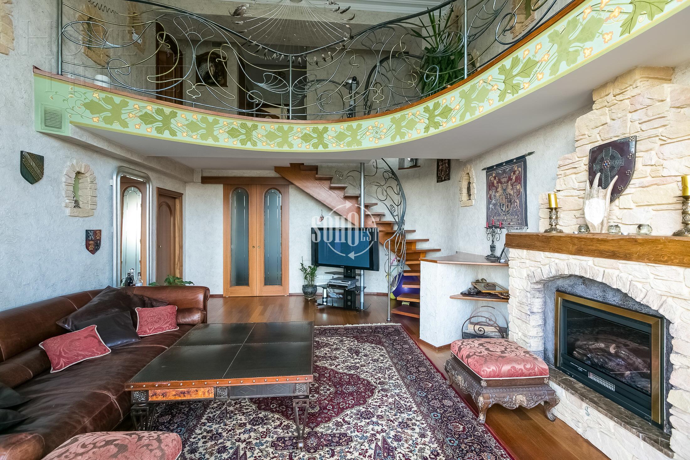 2-УРОВНЕВАЯ КВАРТИРА С ОТДЕЛКОЙ 173 М² НА 10 ЭТАЖЕ