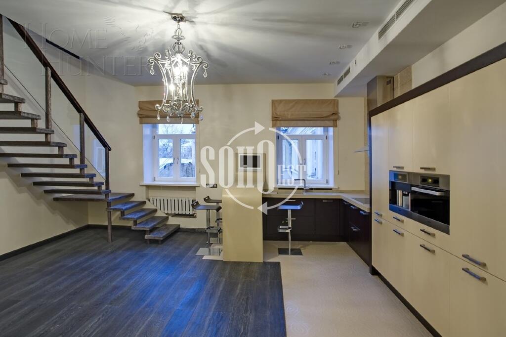 2-УРОВНЕВЫЙ ПЕНТХАУС С ОТДЕЛКОЙ 336 М² НА 4 ЭТАЖЕ