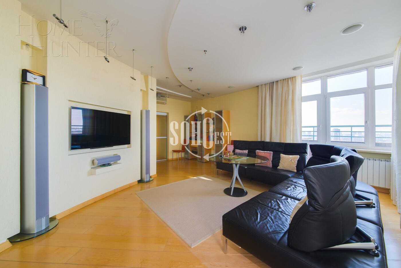 5-КОМН. ПЕНТХАУС С ОТДЕЛКОЙ 279 М² НА 25 ЭТАЖЕ