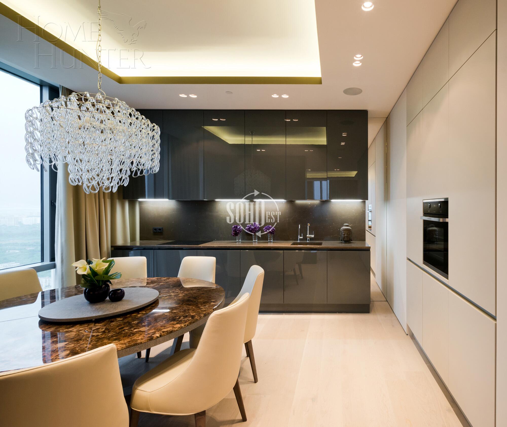 3-КОМН. КВАРТИРА С ОТДЕЛКОЙ 162.4 М² НА 47 ЭТАЖЕ