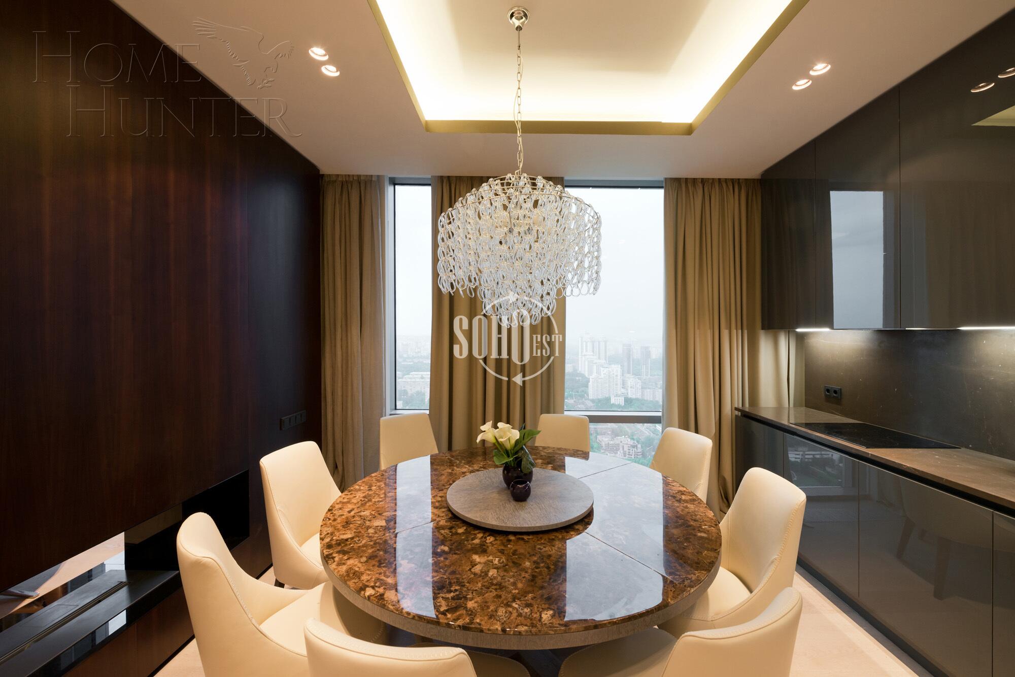 3-КОМН. КВАРТИРА С ОТДЕЛКОЙ 162.4 М² НА 47 ЭТАЖЕ