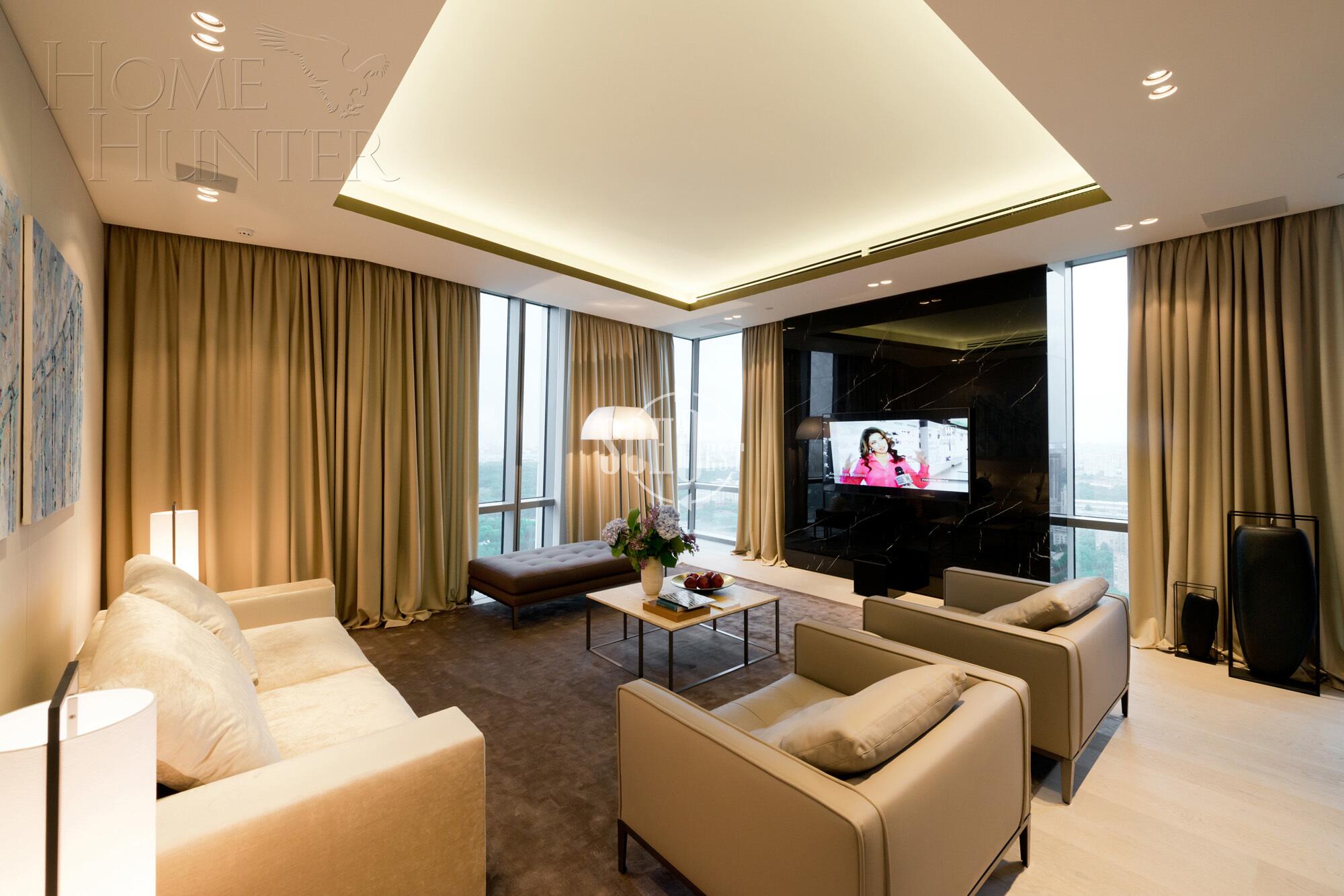 3-КОМН. КВАРТИРА С ОТДЕЛКОЙ 162.4 М² НА 47 ЭТАЖЕ