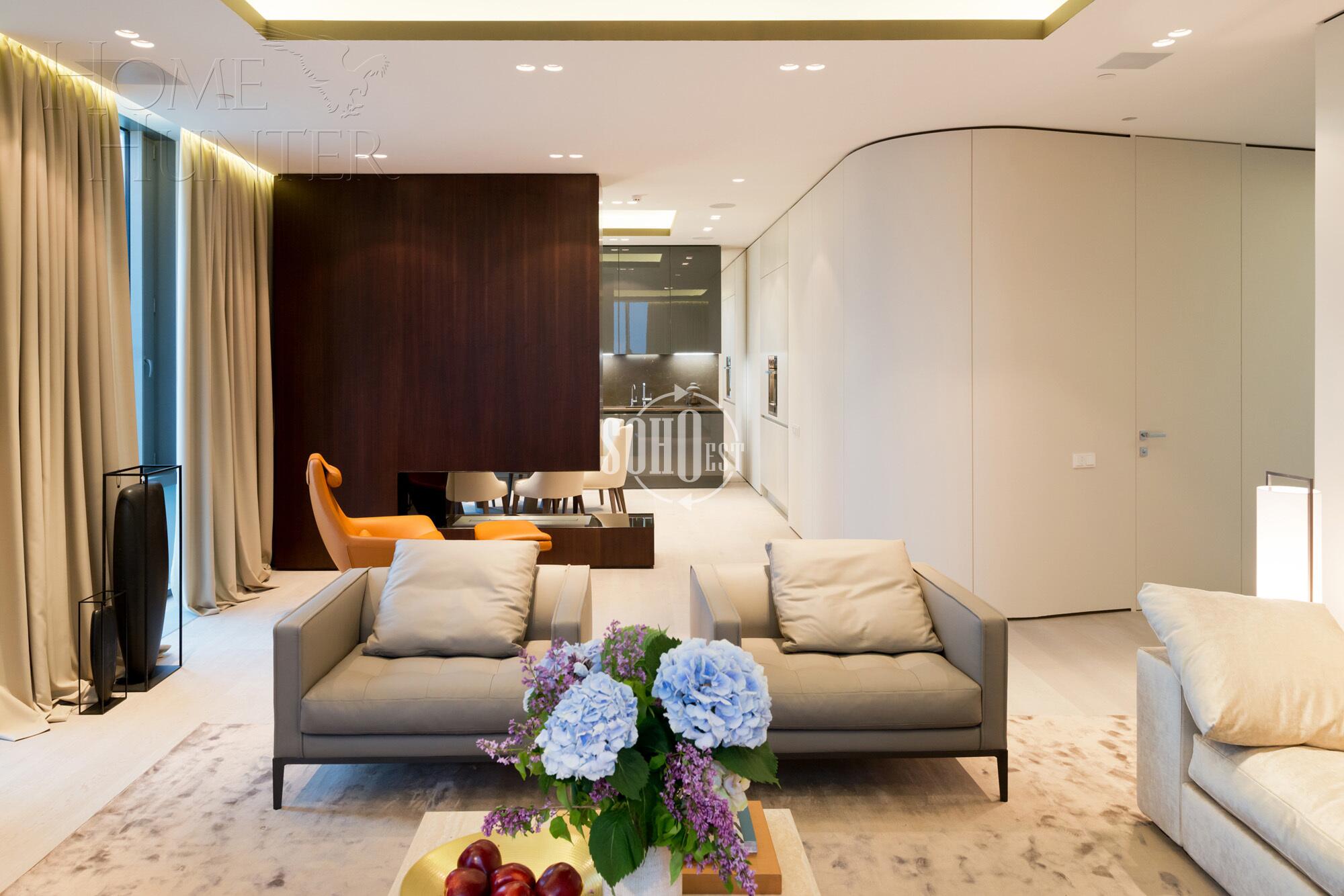 3-КОМН. КВАРТИРА С ОТДЕЛКОЙ 162.4 М² НА 47 ЭТАЖЕ