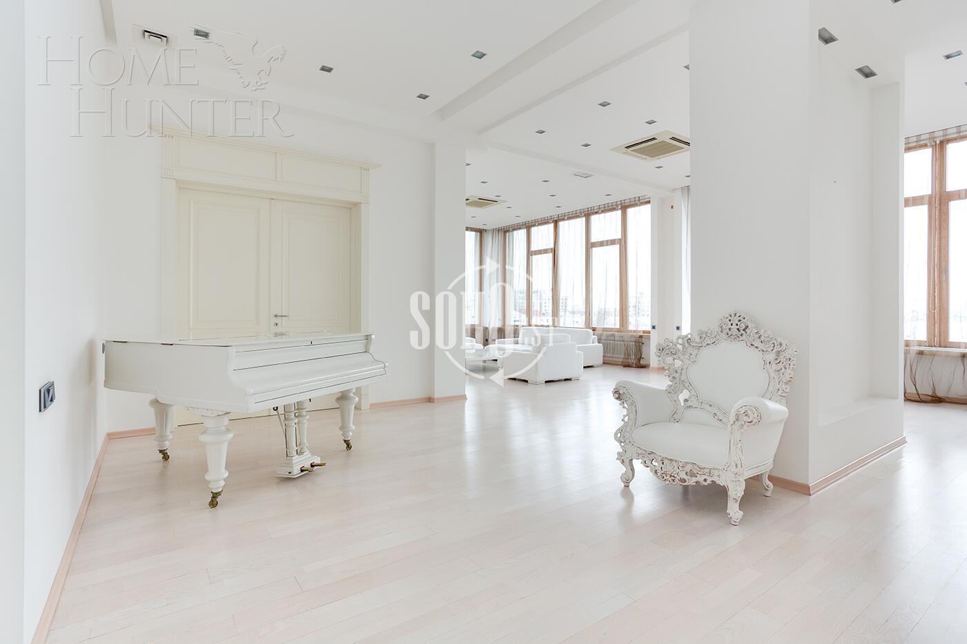 2-УРОВНЕВЫЙ ПЕНТХАУС С ОТДЕЛКОЙ 308.4 М² НА 8 ЭТАЖЕ