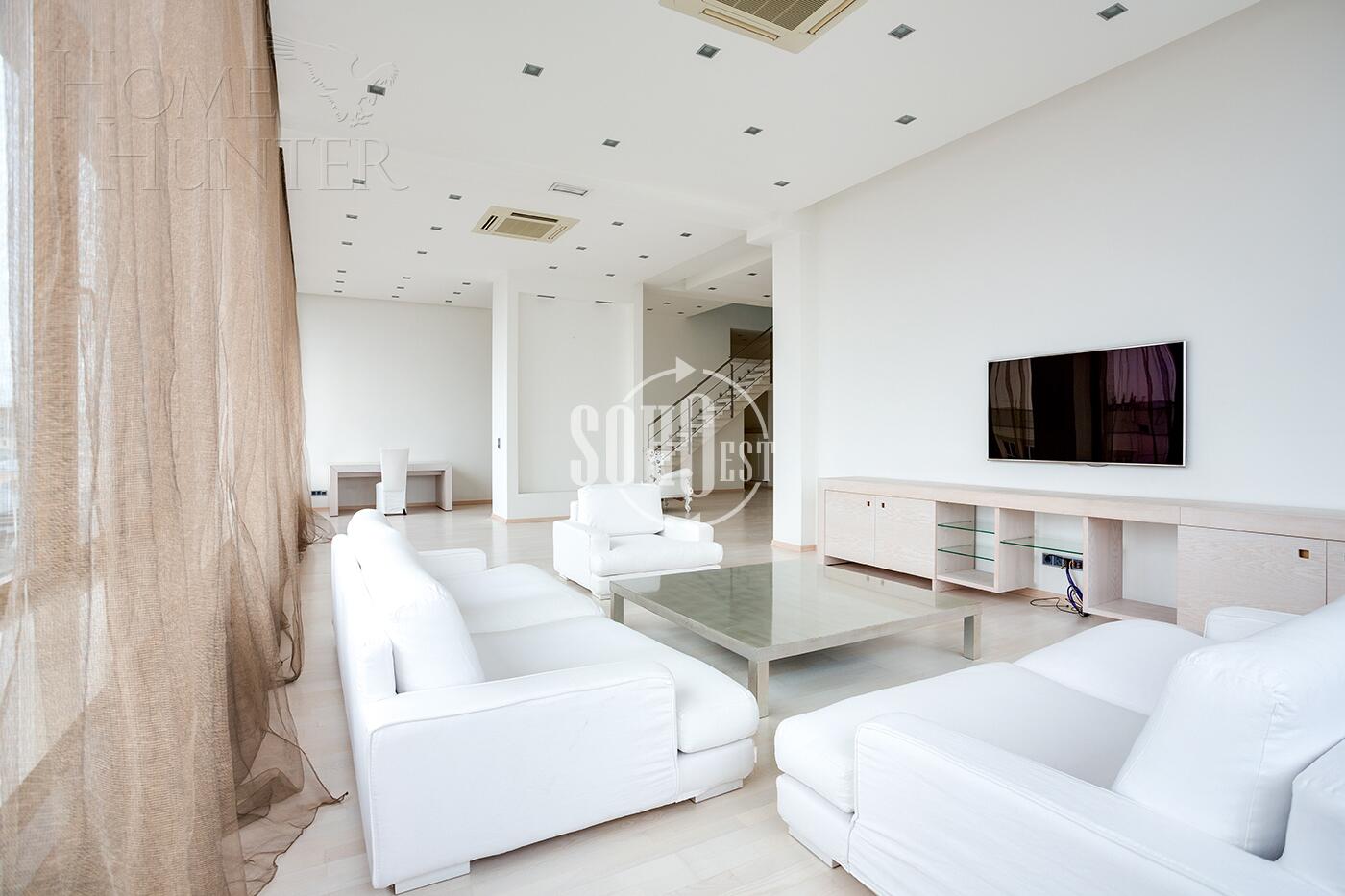 2-УРОВНЕВЫЙ ПЕНТХАУС С ОТДЕЛКОЙ 308.4 М² НА 8 ЭТАЖЕ