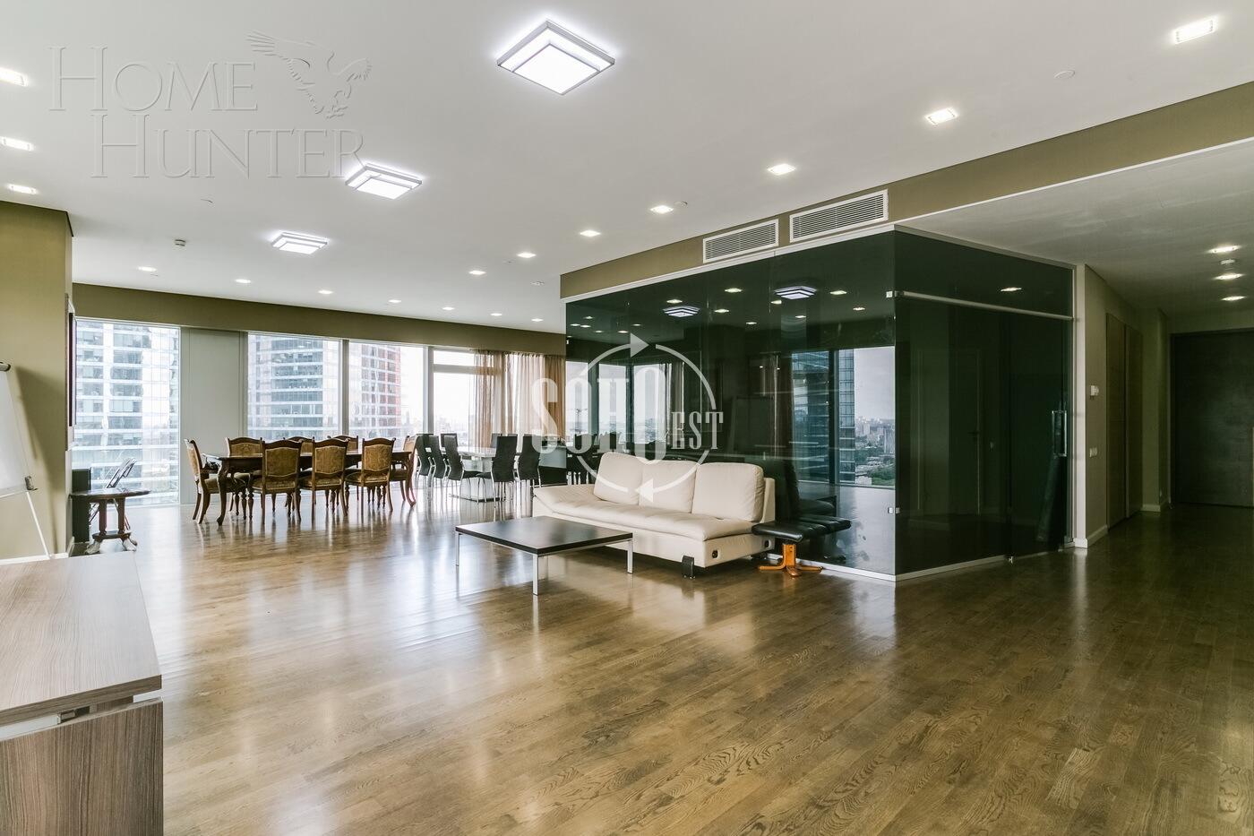 3-КОМН. АПАРТАМЕНТЫ С ОТДЕЛКОЙ 219 М² НА 23 ЭТАЖЕ